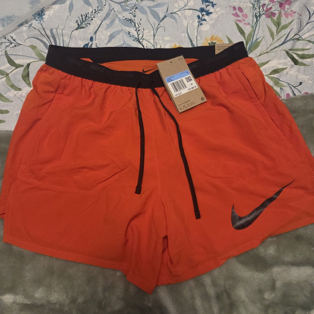 Nike Women's Orange Athletic Shorts